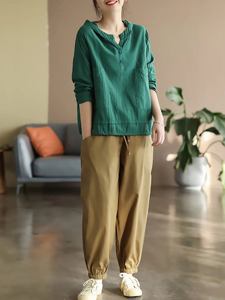 Haven Cotton Linen Hoodie