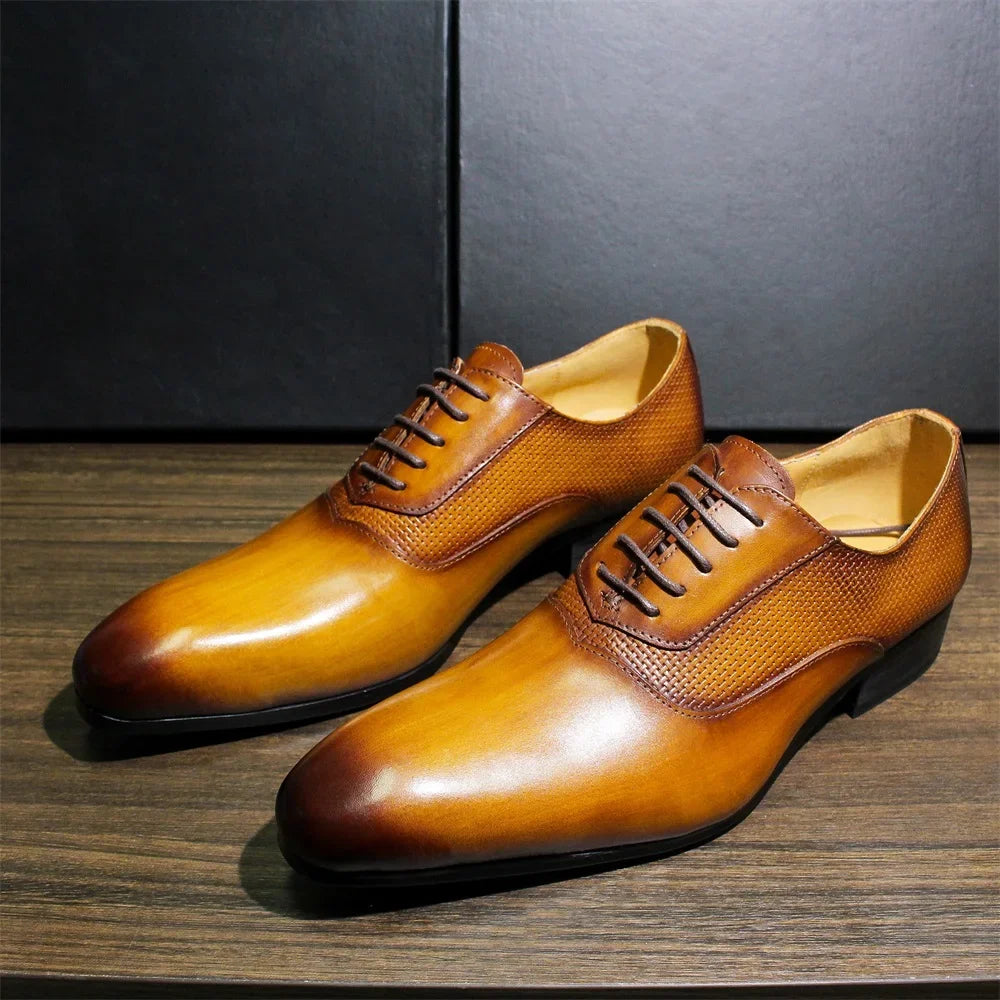 Granato Textured Panel Oxfords