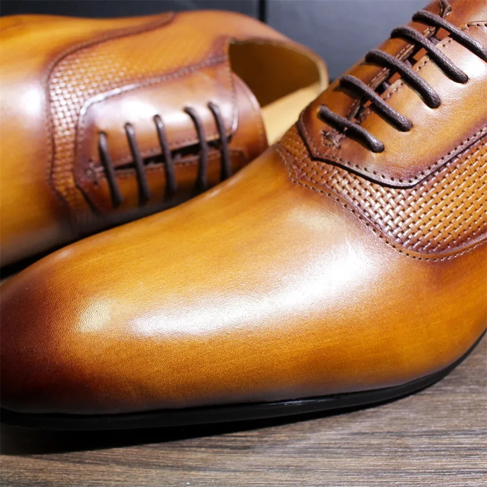 Granato Textured Panel Oxfords