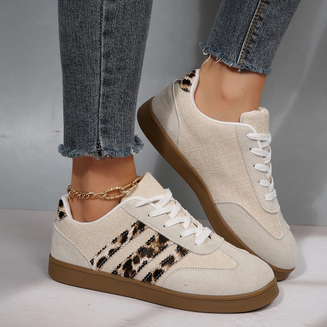 Savana Leopard Stripe Sneakers