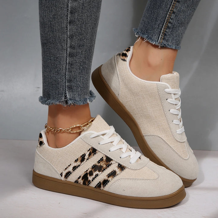 Savana Leopard Stripe Sneakers