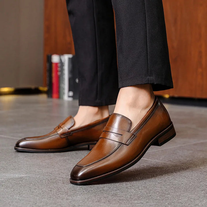 Caruso Leather Loafers