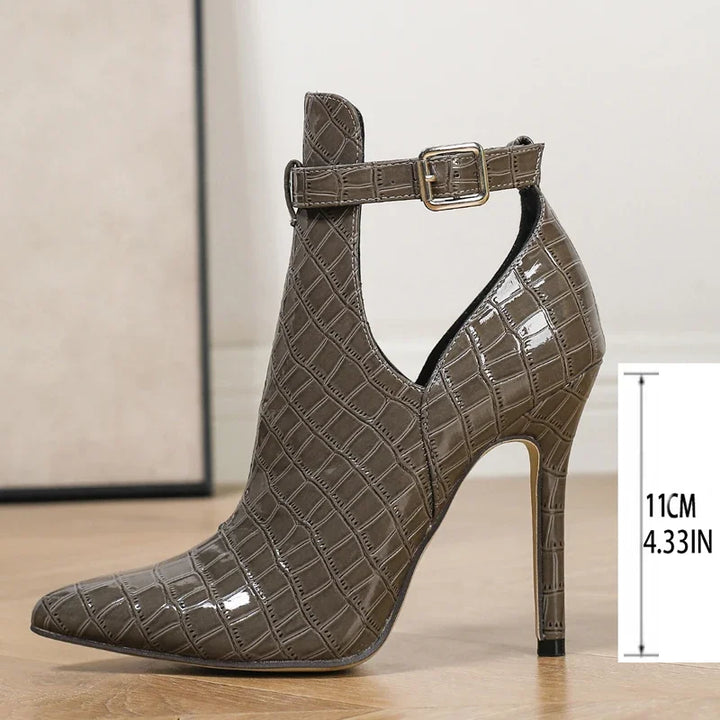 Fibbietta Cutout Ankle Boots