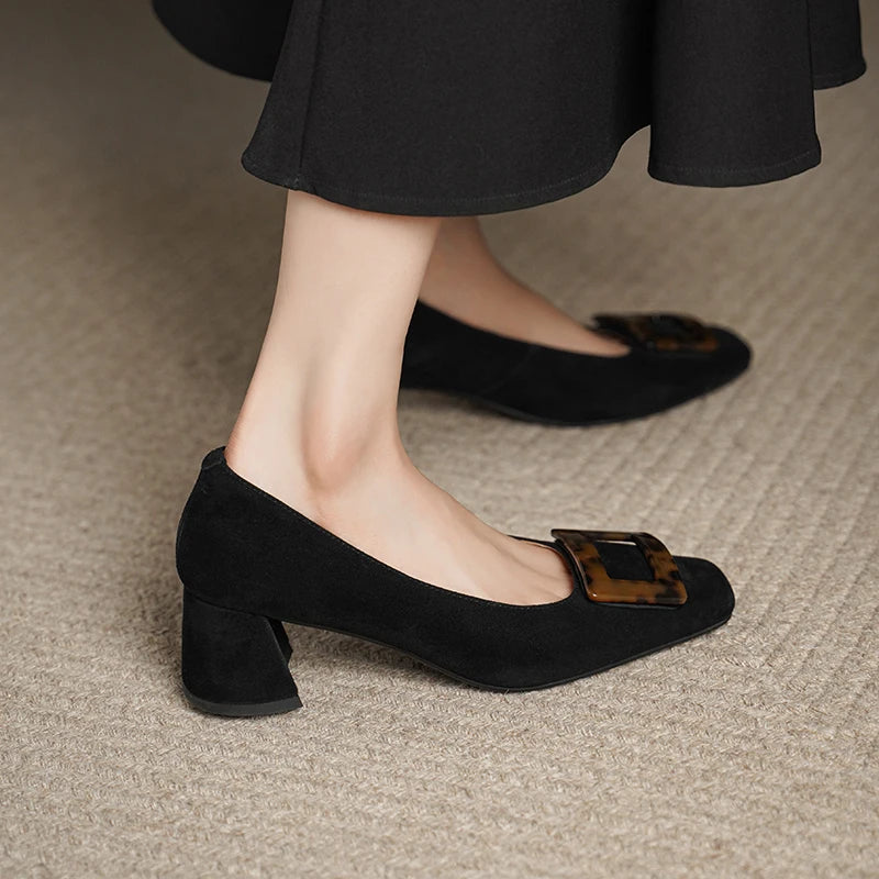 Adriana Suede Pumps