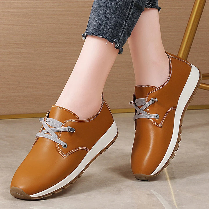Mara Leather Sneakers