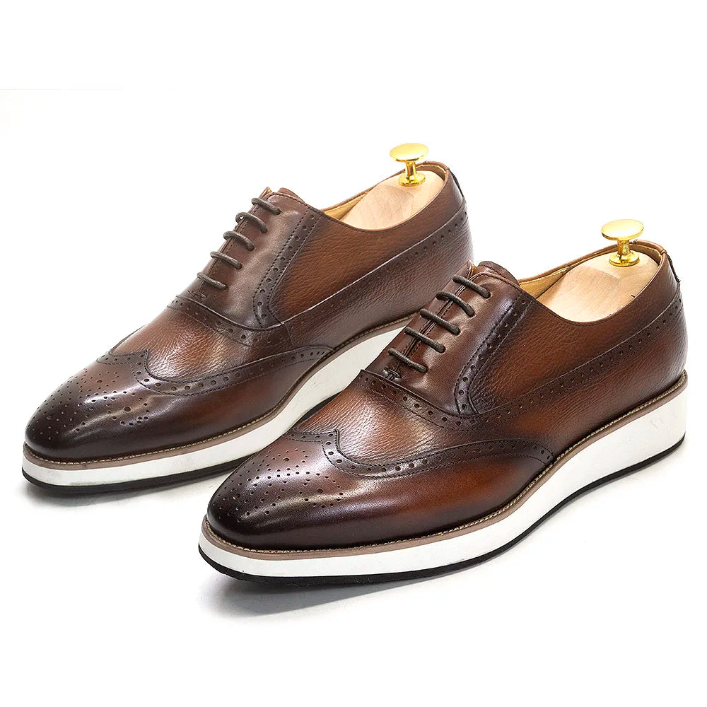 Borghese Wingtip Brogue Sneakers