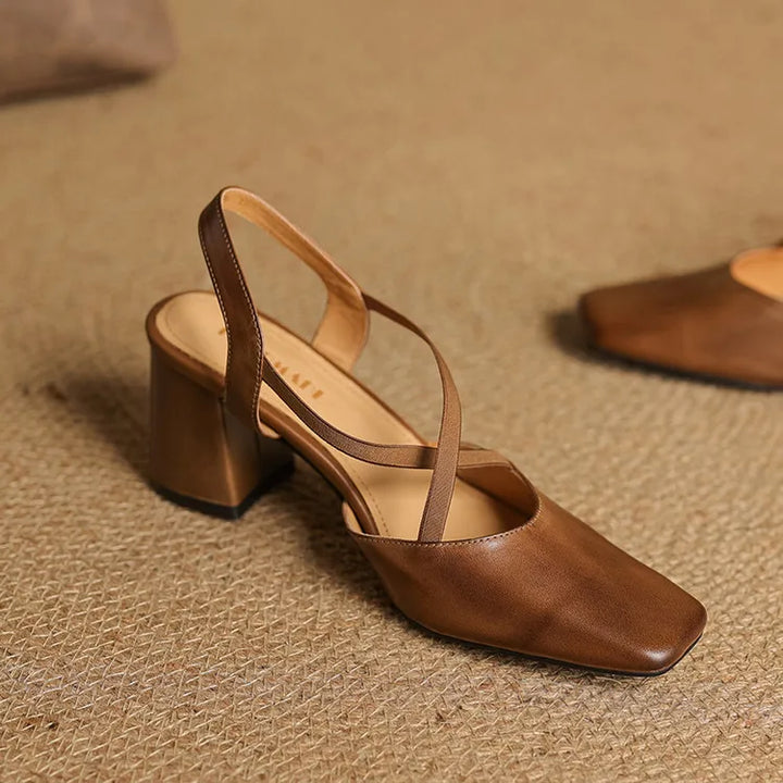 Lirena Leather Heels