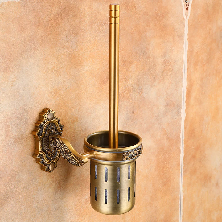 Regency Carved Toilet Brush Holder