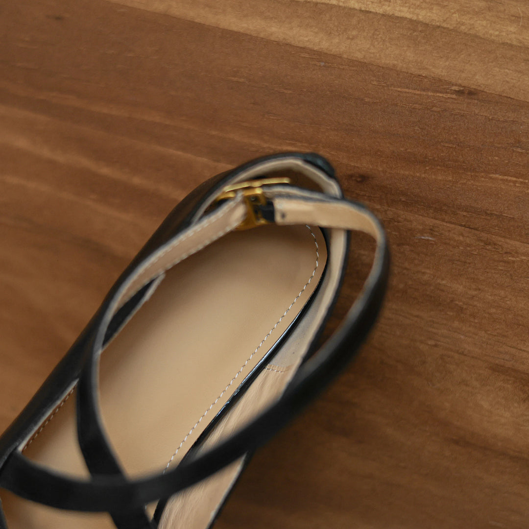 Lucera Leather Flats