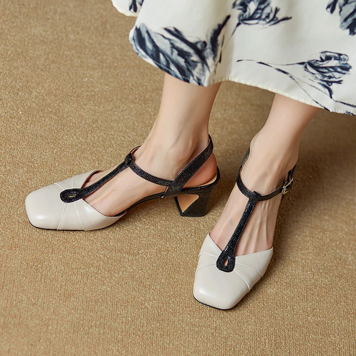 Anvera Leather heels