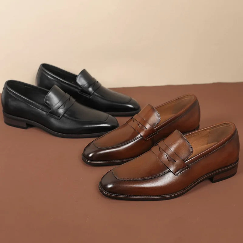 Caruso Leather Loafers
