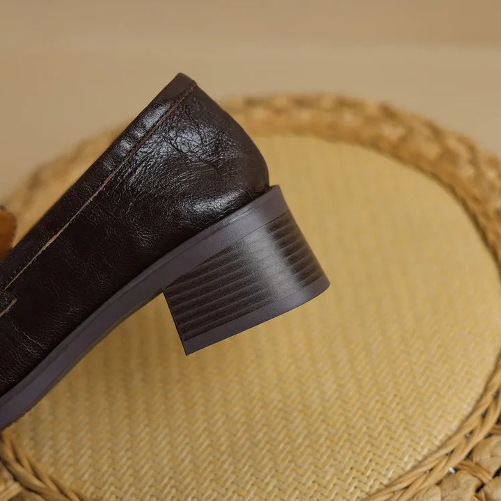 Elowen Rivet Bow Loafers