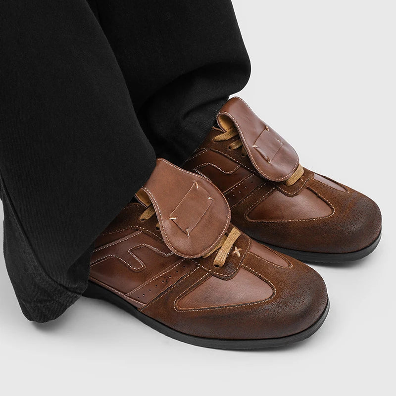Flux Fold Leather Loafers