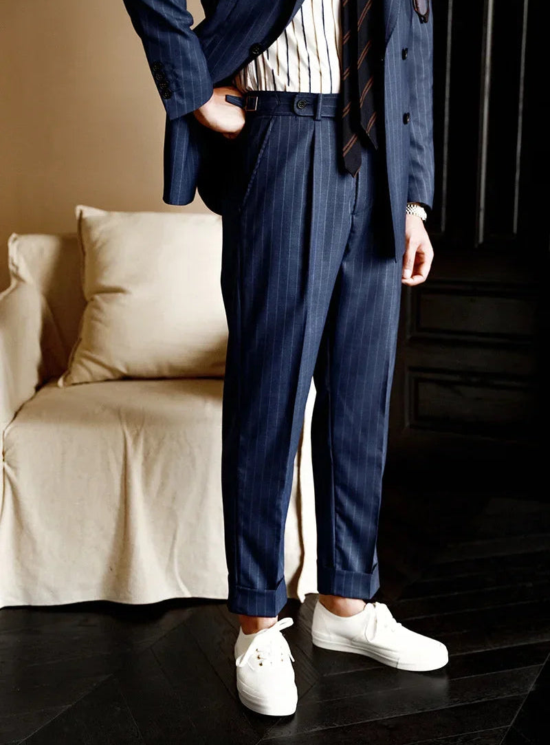 Vittorio Pinstripe Trousers