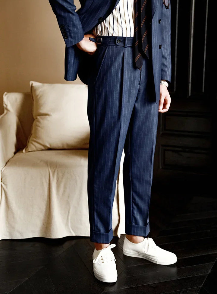 Vittorio Pinstripe Trousers