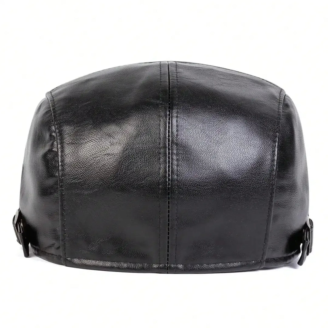 Alden Leather Flat Cap