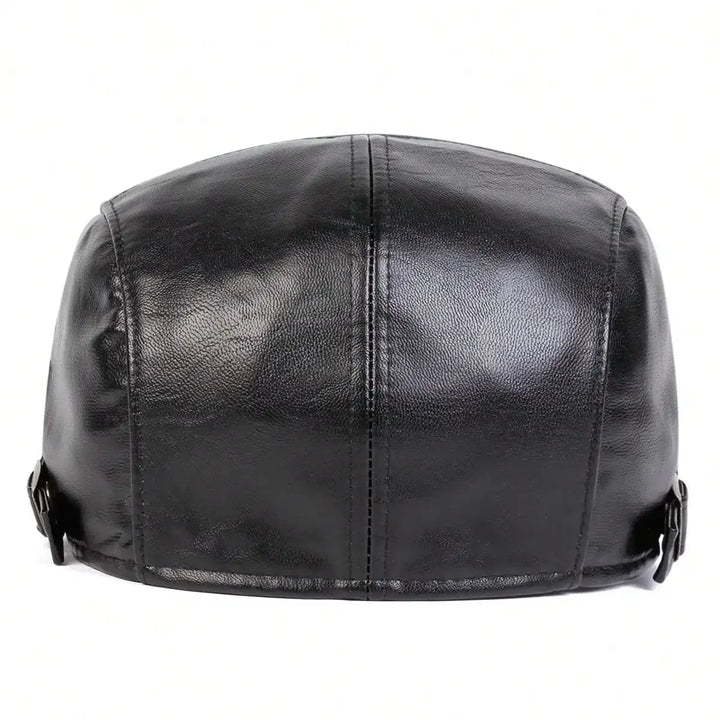 Alden Leather Flat Cap