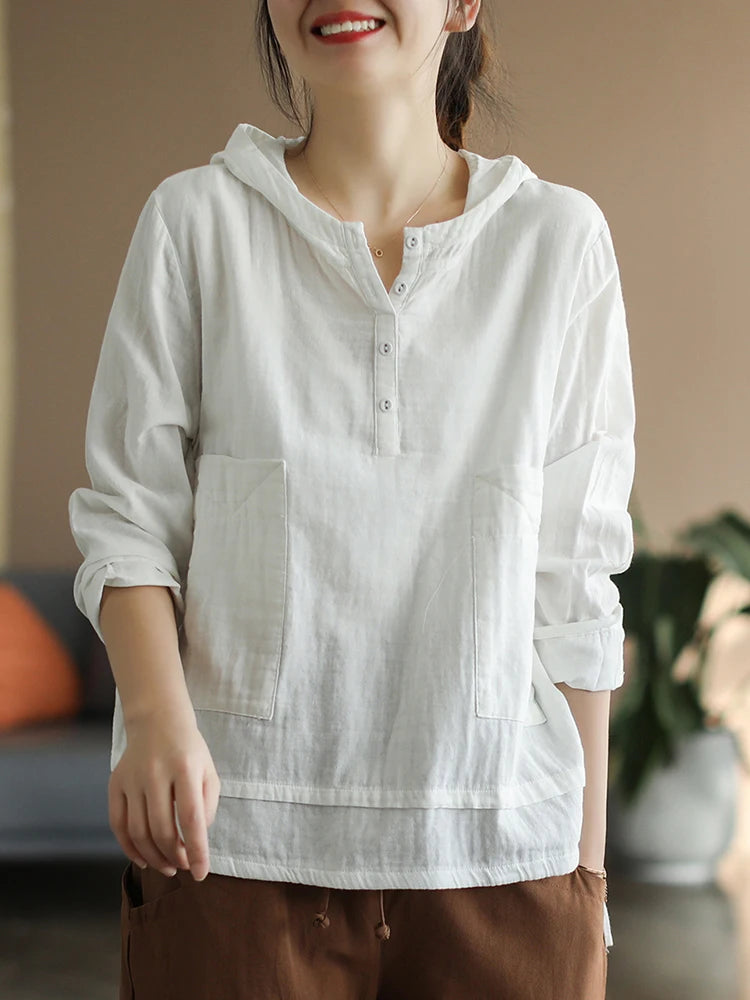 Haven Cotton Linen Hoodie