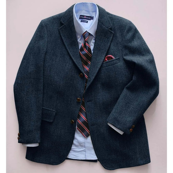 Lisca Herringbone Tweed Blazer