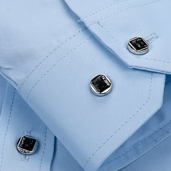 Crystalline Button Dress Shirt