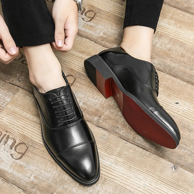 Cardinale Red Sole Oxfords