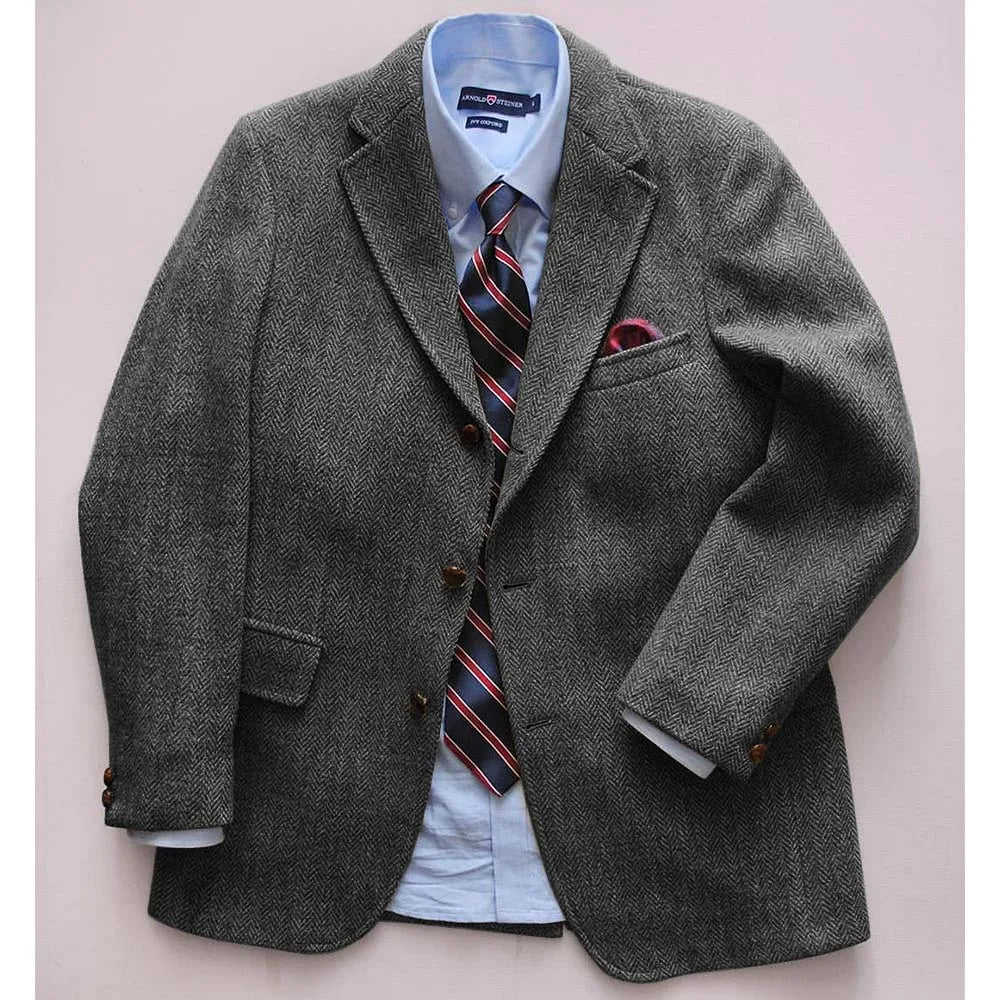 Lisca Herringbone Tweed Blazer
