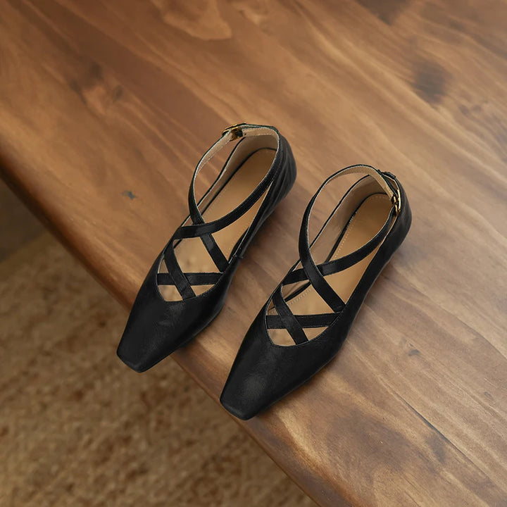 Lucera Leather Flats