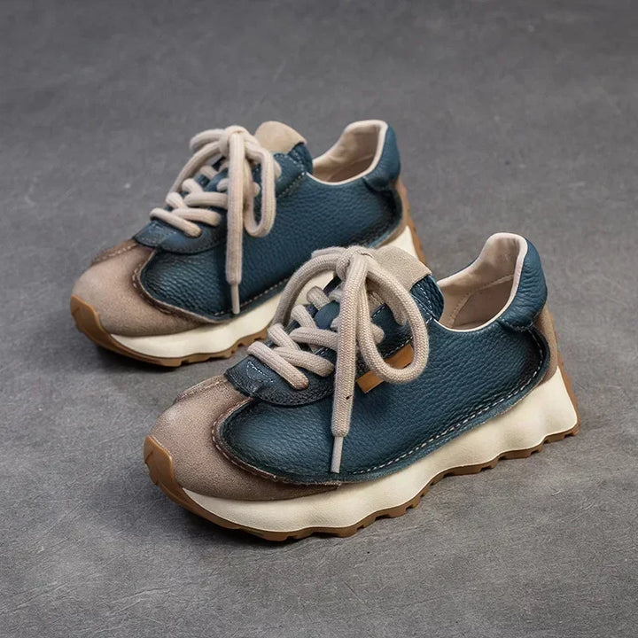 Tamsin Retro Leather Sneakers