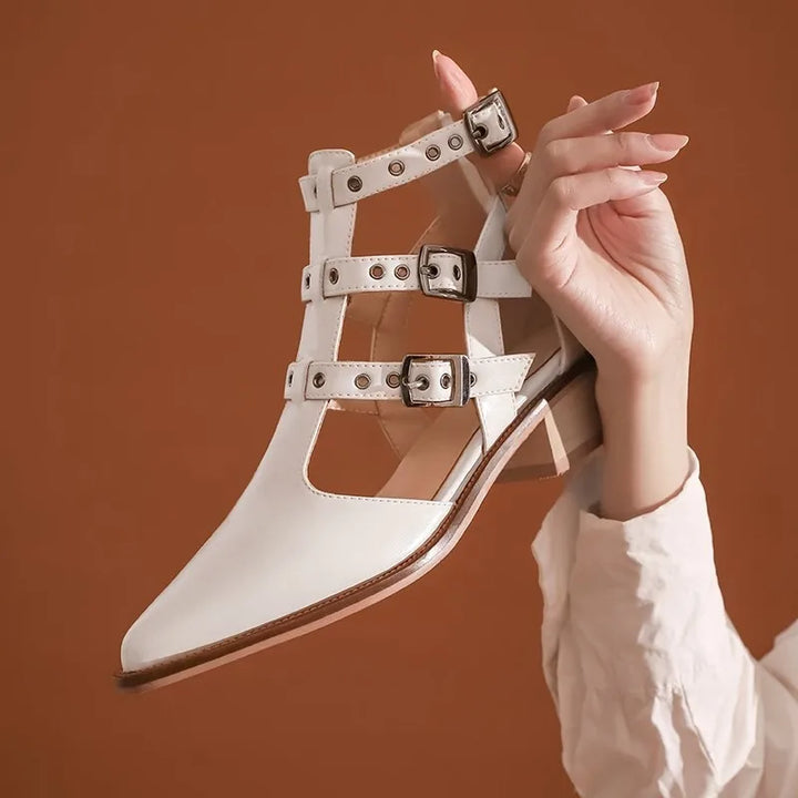 Cinghia Caged Buckle Booties
