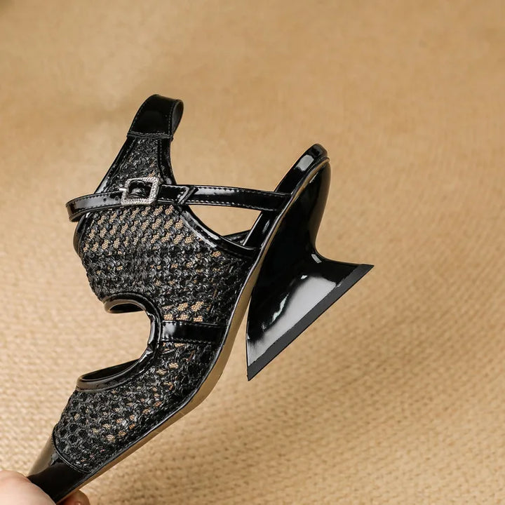 Marquesa Leather Slingbacks