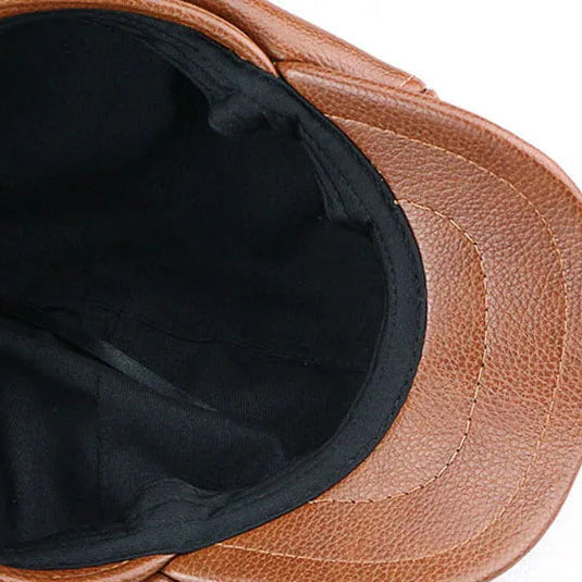 Caldwell Full Grain Leather Cap