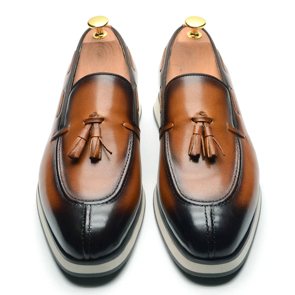 Tassetto Tassel Deck Loafers