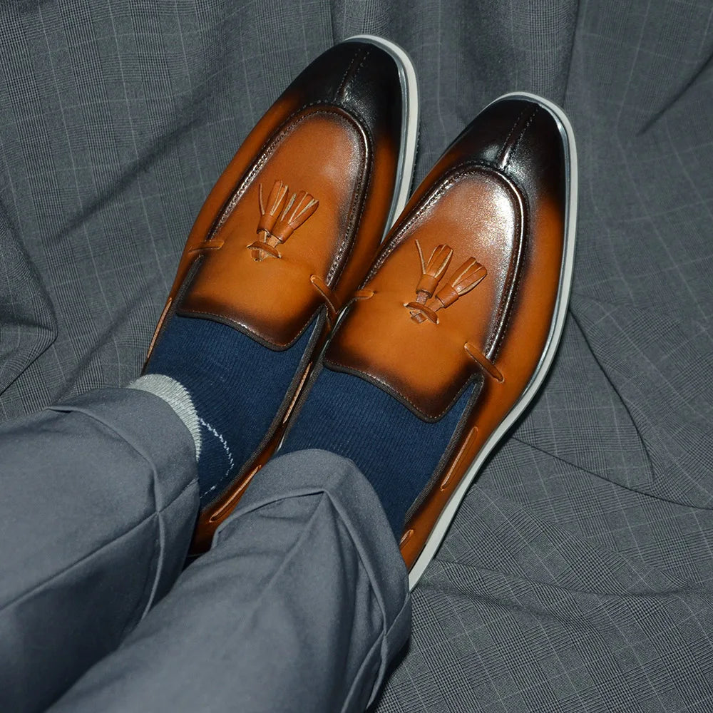 Tassetto Tassel Deck Loafers