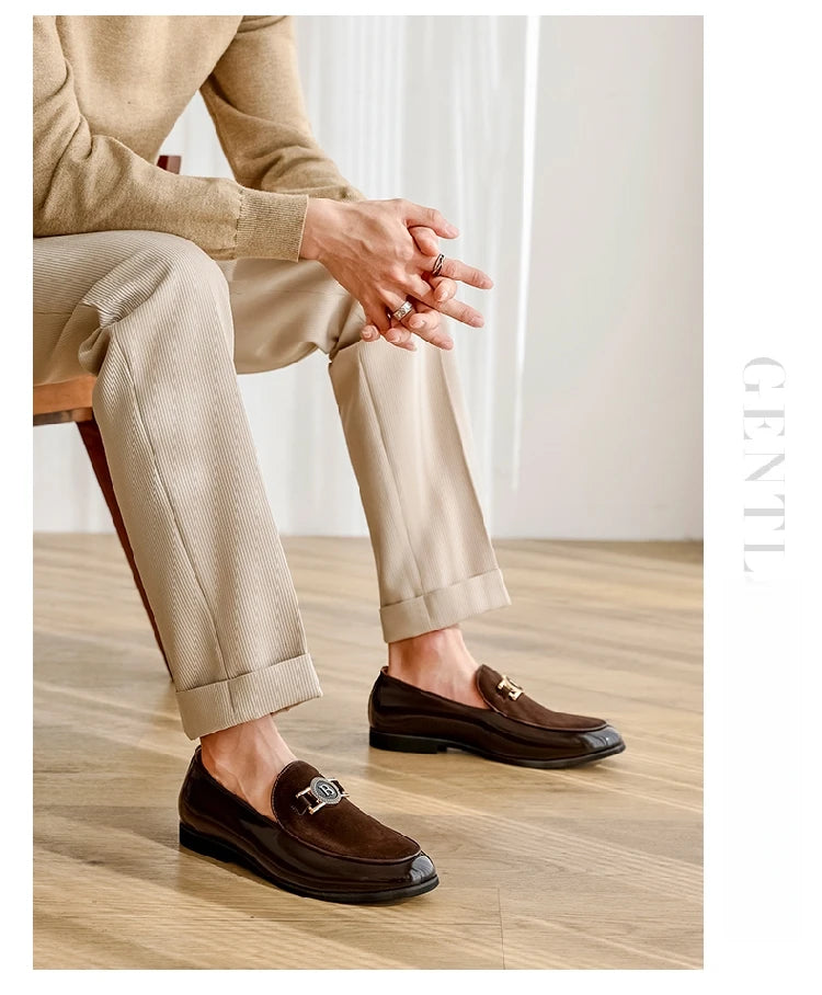 Vellutina Suede Bit Loafers