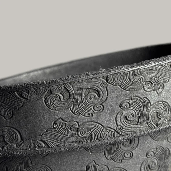 Dakota Carved Leather Belt