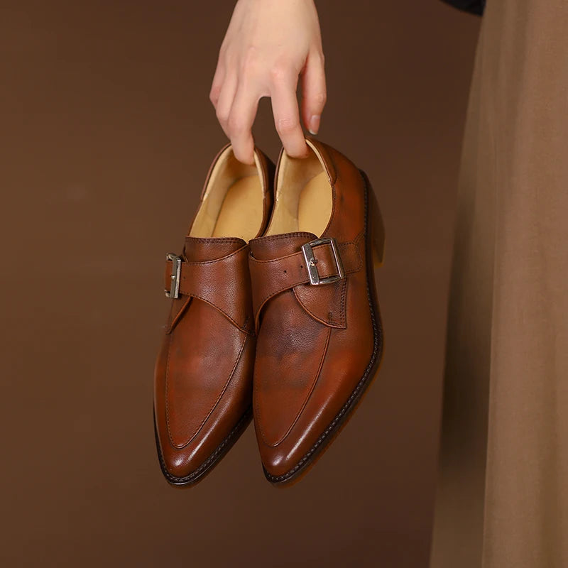 Vittoria Monk Strap Oxfords