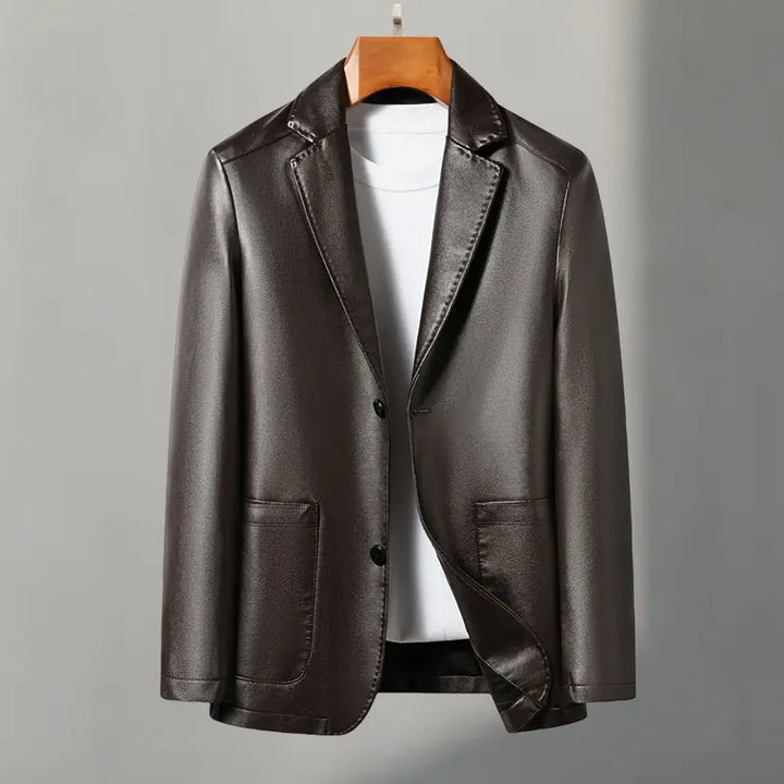 Everett Leather Blazer