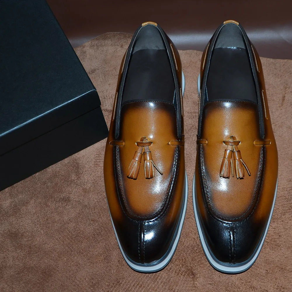 Tassetto Tassel Deck Loafers
