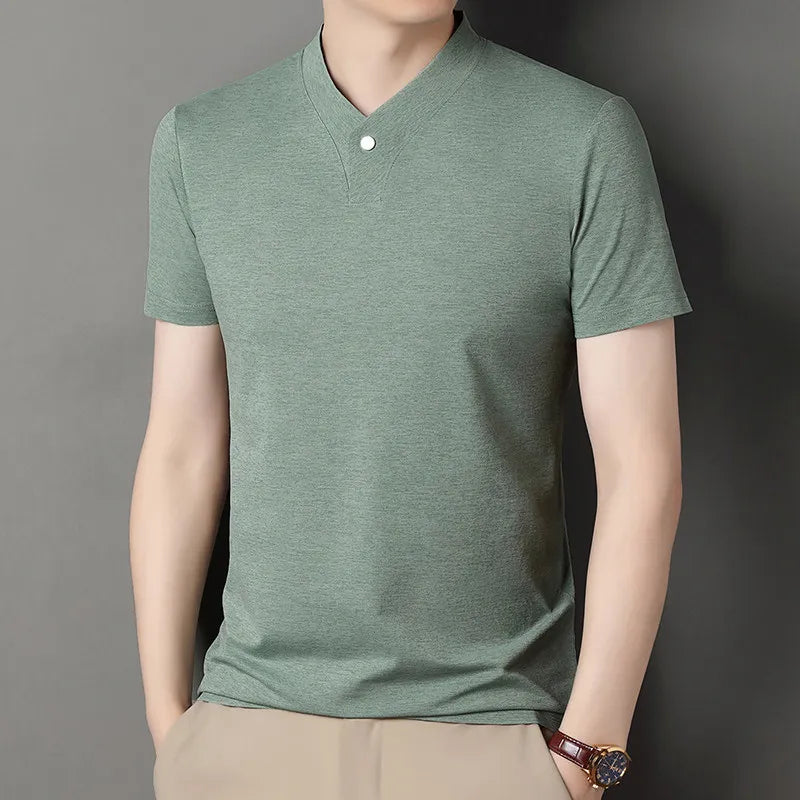 Calder Notch-Neck Tee