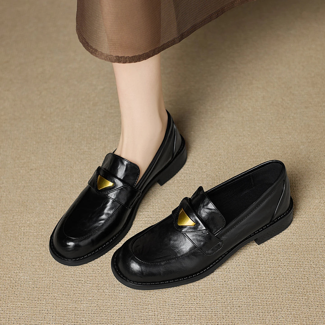 Marcella Buckle Loafers