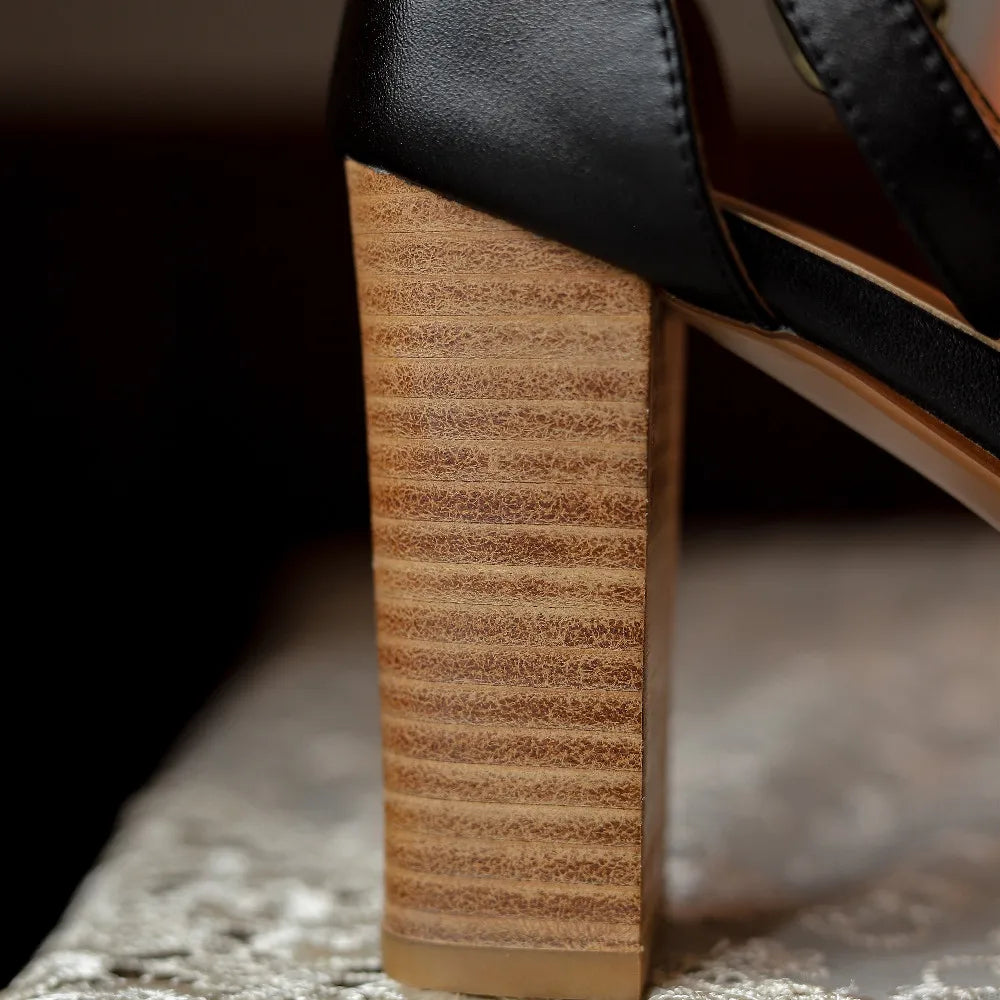 Castagna Buckle Platform Sandals