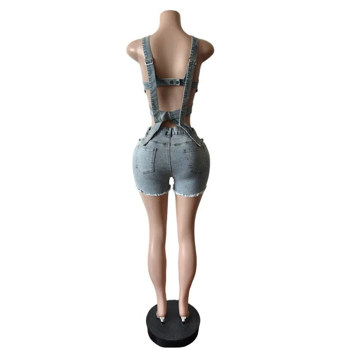 Voltage Crosscut Denim Set