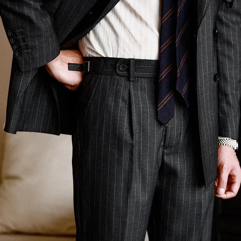 Vittorio Pinstripe Trousers
