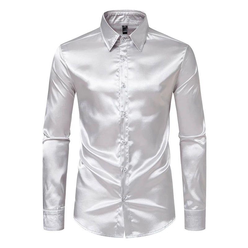 Lucente Satin Dress Shirt