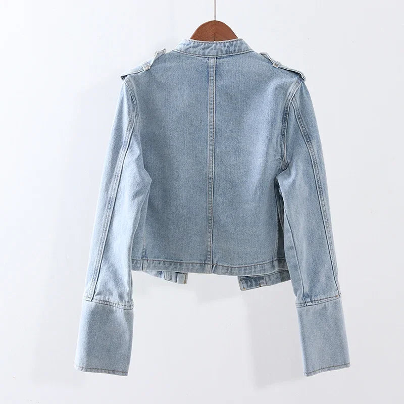Cadence Cropped Denim Jacket