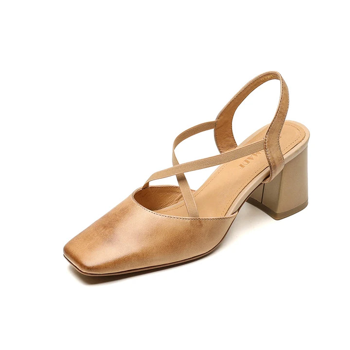 Lirena Leather Heels