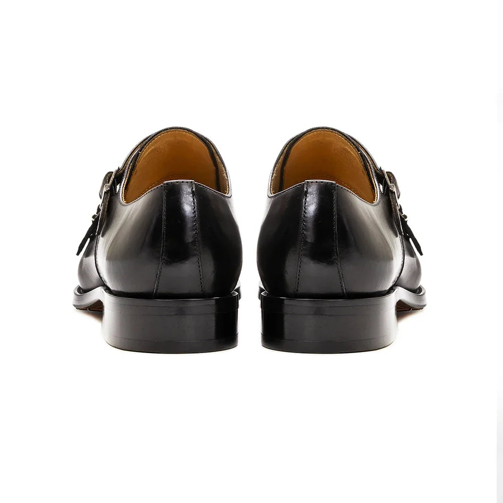 Veneziano Double Monk Cap-Toe Shoes