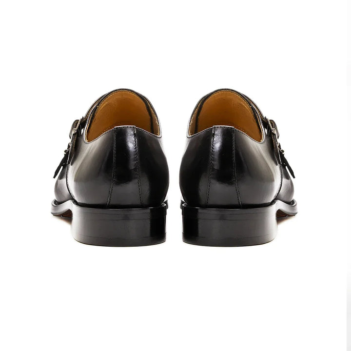Veneziano Double Monk Cap-Toe Shoes