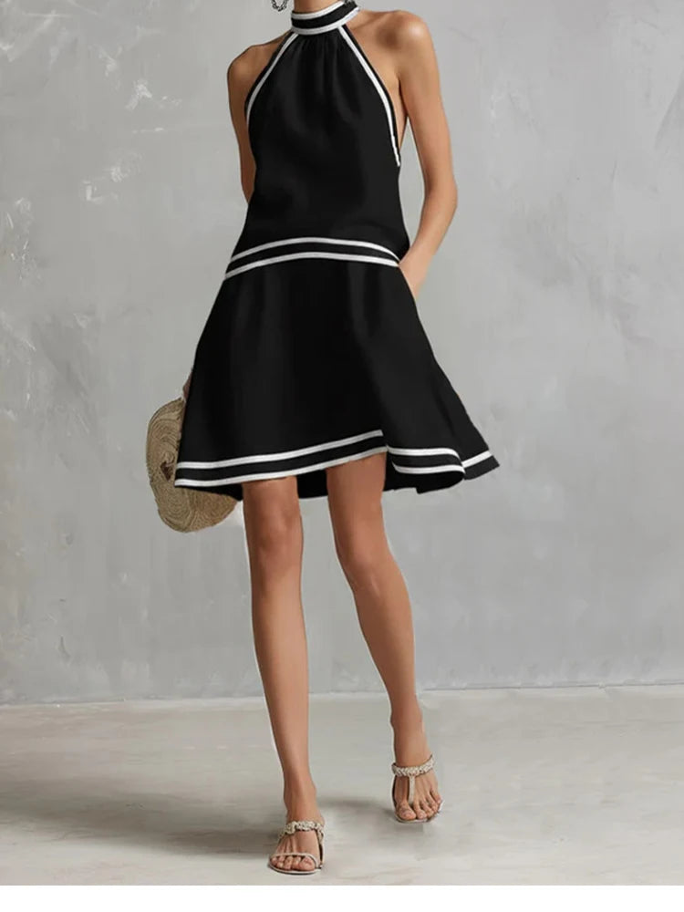 Aranciata Halter Mini Dress
