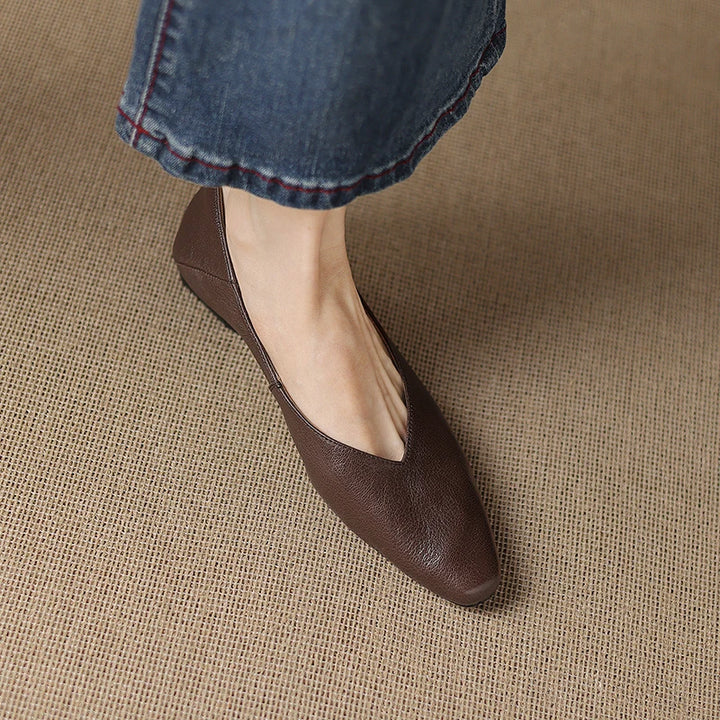 Layla Lowline Leather Flats